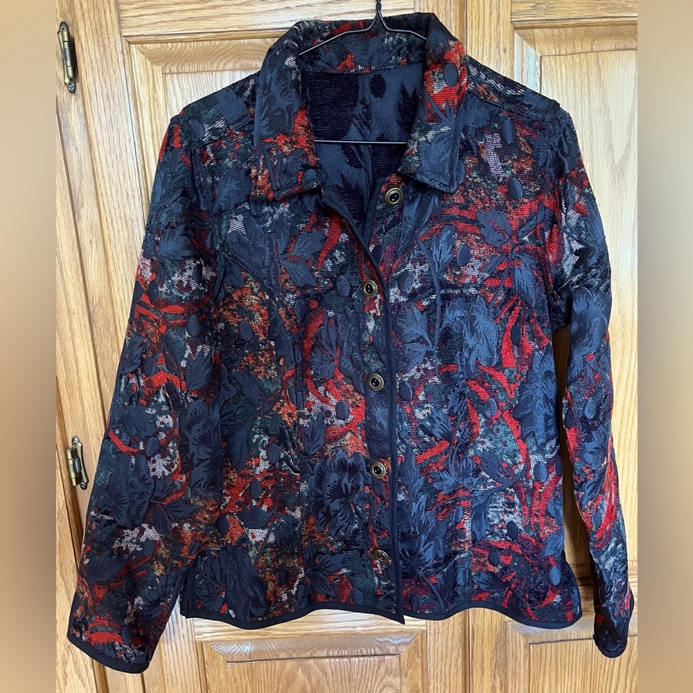 Coldwater Creek women’s Reversible Jacket Blazer size Medium